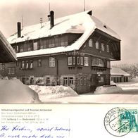 AK Loßburg Schwarzwald Pension Gasthof Adrionshof von 1978 s/ w
