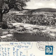 AK Bad Kissingen Blick vom Kaffee Jagdhaus Messerschmitt von 1963 s/ w