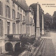 3 AK Schloss Malmaison in Rueil-Malmaison westlich von Paris (Napoleon) s/ w
