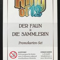 NEU OVP King of 12 Der Faun & Die Sammlerin Promokarten-Set Erweiterung Corax
