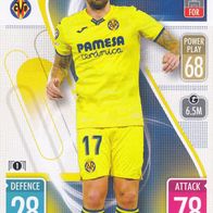 Villarreal FC Topps Trading Card Champions League 2021 Paco Alcacer Nr.296