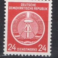 DDR Dienstmarke postfrisch Zirkel links Michel Nr. 9