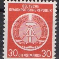 DDR Dienstmarke postfrisch Zirkel links Michel Nr. 11