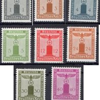 Deutsches Reich Dienstmarke postfrisch Lot aus Michel Nr. 155-65