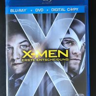 w. NEU X-Men - Erste Entscheidung Blu-ray + DVD First Class - mit Wendecover