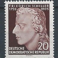 150. Todestag Friedrich Schiller MNR 466 A postfrisch