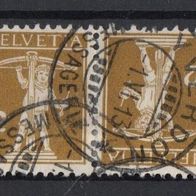 Schweiz Kehrdruck gestempelt K4III - 2