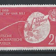 Landung Lunik 2 auf dem Mond MNR 721 postfrisch