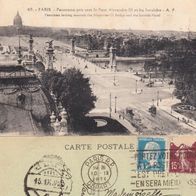 AK Paris Panorama Brücke Alexander Alexandre III von 1926 s/ w