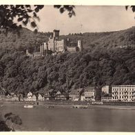 AK Burg Schloss Stolzenfels am Rhein s/ w - unbenutzt