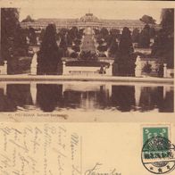 AK Potsdam Schloß Sanssouci von 1924