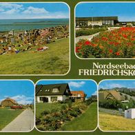 AK Friedrichskoog Nordsee Mehrbildkarte in Farbe