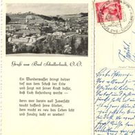 AK Bad Schallerbach Österreich mit Gedicht von 1954 s/ w