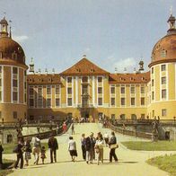 AK Schloß Moritzburg Barockmuseum bei Dresden in Farbe
