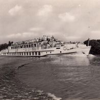 AK Berlin Luxusfahrgastschiff der Weißen Flotte Bertholt Brecht s/ w - unbenutzt