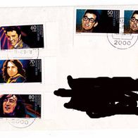BRD FDC 1988 MiNr 1359-1363 Tagesstempel echt gelaufen portogerecht frankiert