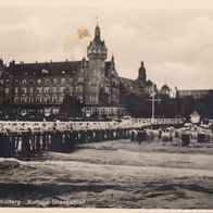 AK Kolberg Ostseebad Kurhaus und Strandschloß s/ w