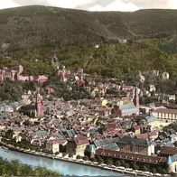 AK Heidelberg in Farbe von 1958