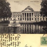 AK Wiesbaden Kurhaus, vordere Ansicht, von 1911 s/ w