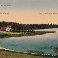 AK Malente Am Kellersee mit Villa u. Hotel Holsteinische Schweiz in Farbe - unbenutzt