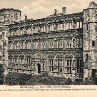 AK Heidelberg Der Otto Heinrichsbau s/ w - unbenutzt