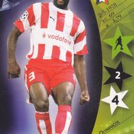 Olympiakos Athen Panini Trading Card Champions League 2007 Didier Domi Nr.34/192