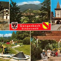 AK Gengenbach Schwarzwald mit Minigolf Mehrbildkarte in Farbe - unbenutzt
