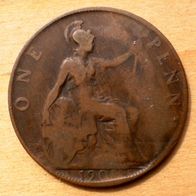 One Penny 1905 Großbritannien