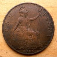 One Penny 1916 Großbritannien