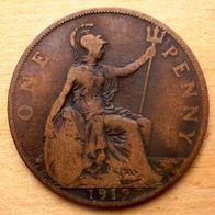 One Penny 1919 Großbritannien