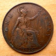 One Penny 1920 Großbritannien