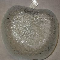 CP Glasschüssel Apfelform Schüssel aus Glas eisig klar 22x23x8 kaum benutzt einw