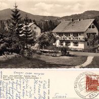 AK Bayerisch Eisenstein Haus Waldspitze von 1968 s/ w