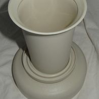 XF Tupperware Florette 3 in 1 Blumenvase Vase Gesteckschale Stecksystem beige ka