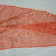 TWL Tischdecke Läufer Schal dopplet Orange Polyester 130x15 einwandfrei erhalten