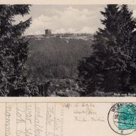 AK Blick zum Brocken s/ w von 1954