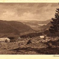 AK Feldberg Bärental mit Titisee, Kupfertiefdruck von 1925 s/ w