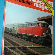 Eisenbahn Magazin Modellbahn: Juli 1980: u.a. Lokumbau von Gleich- auf Wechselstrom
