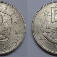 Tschechoslowakei 5 Kronen 1975 ## U