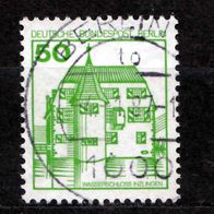 Berlin 1980 - Freimarken Burgen und Schlösser Rollenmarke mit Nummer-Berlinstemplung
