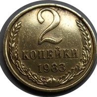 2 Kopeken 1983, UdSSR, Russland ##Kof8