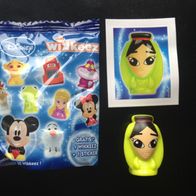 REWE Disney wikkeez Figur Nr. 14 Mulan + Sticker NEU & unbespielt