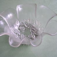 Glasschale Obstschale Salatschale Glas Blumenform Ø 27cm Schale