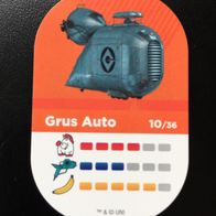 REWE Lenticular-Sammelkarte 10 Grus Auto Minions ICH einfach unverbesserlich NEU