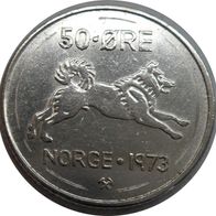 Norwegen 50 Öre 1973 ## R2