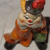 D23L Clown Clownfigur Keramik sitzend überlegend 8x5xH11 Sammelfigur einwandfrei erha