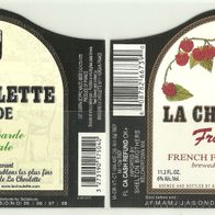 Etiquettes de bière Brasserie La Choulette Hordain Dép. Nord Valenciennes Denain