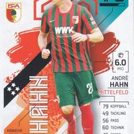 FC Augsburg Topps Match Attax Trading Card 2021 Andre Hahn Nr.28