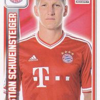 Bayern München Topps Sammelbild 2013 Bastian Schweinsteiger Bildnummer 207