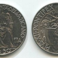 Vatikan 50 centesimi 1942 Papst PIUS XII. (1939-1958) Unc.
